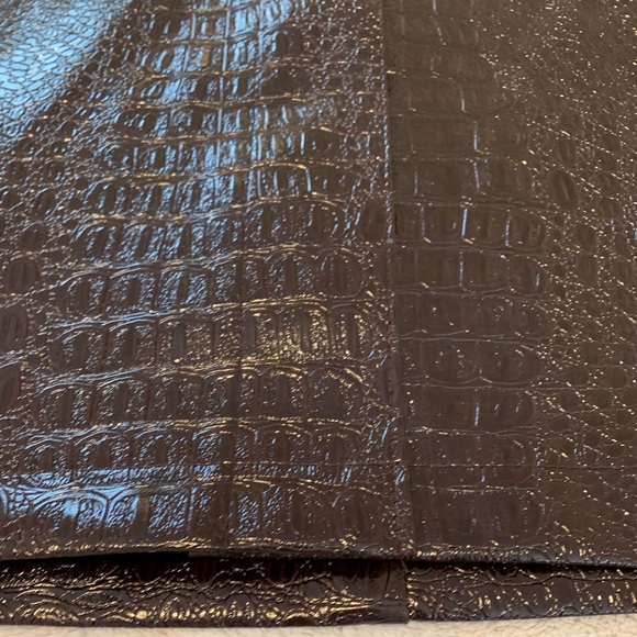 Rachel Comey X Target Faux Leather Textured Pencil Skirt Chicory Coffee Size 4 - Picture 9 of 15